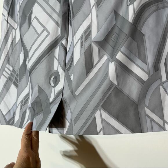 Ralph Lauren Polo Golf Gray and White A-Line Skirt 2 EUC - Picture 8 of 9